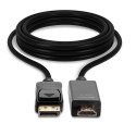 Lindy 36924 adapter kablowy 5 m DisplayPort HDMI Typu A (Standard) Czarny