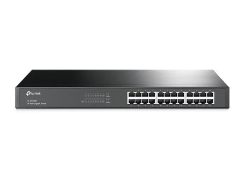 TP-Link TL-SG1024 Nie zarządzany Gigabit Ethernet (10/100/1000) 1U Czarny