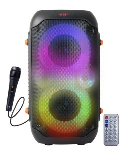 ESPERANZA GŁOŚNIK BT FM LED RGB KARAOKE SINGER EP156