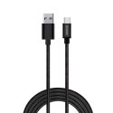 Kabel SAVIO CL-129 (USB typu C - USB 2.0 typu A ; 2m; kolor czarny)