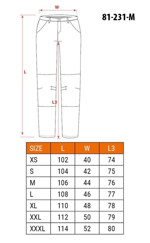 NEO tools 81-231-M spodnie ochronne