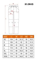 NEO tools 81-290-XS spodnie ochronne Czarny