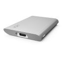 LaCie STKS1000400 Zewnętrzny dysk SSD Technologia Thunderbolt 1 TB USB Type-C 3.2 Gen 2 (3.1 Gen 2) Srebrny