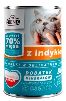 Frendi puszka dla kota z indykiem w sosie 400 g