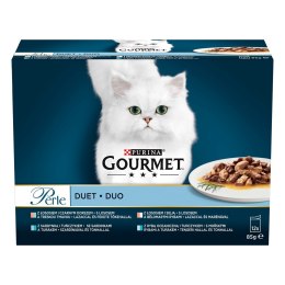 Gourmet Perle Duo Duet Rybny - mokra karma dla kota 12x85g