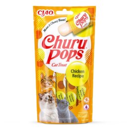 INABA Churu Pops Kurczak - przysmak dla kota - 4x15 g