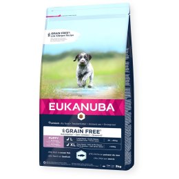 EUKANUBA Szczenie duża rasa bez zbóż ryba oceaniczna - sucha karma dla psa - 3 kg