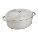 Garnek żeliwny owalny STAUB 40501-448-0 - biała trufla 6.7 ltr