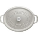 Garnek żeliwny owalny STAUB 40501-448-0 - biała trufla 6.7 ltr