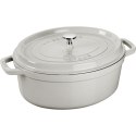 Garnek żeliwny owalny STAUB 40501-448-0 - biała trufla 6.7 ltr