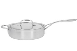 Patelnia sauté z 2 uchwytami i pokrywką DEMEYERE 5-Plus 40850-853-0 - 24 cm