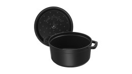 Garnek żeliwny okrągły STAUB 40509-863-0 - czarny 8.35 ltr