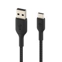 BELKIN CABLE USB C-A OPLOT 3M, CZARNY