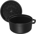 Garnek żeliwny okrągły wysoki STAUB 40502-285-0 - czarny 4.8 ltr