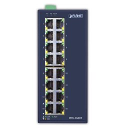 PLANET ISW-1600T łącza sieciowe Nie zarządzany Fast Ethernet (10/100) Niebieski